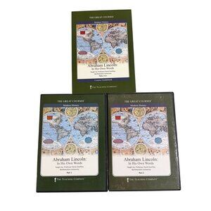 Great Courses Abraham Lincoln In His Own Words David Zarefsky Audio CD Guidebook